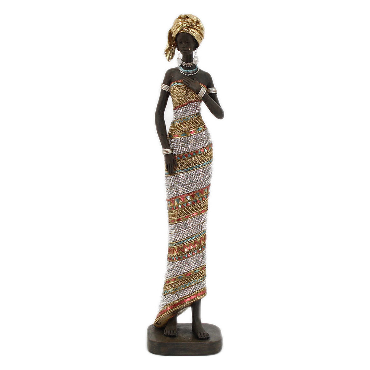 Home Statuetten und Figuren Signes Grimalt Abbildung Afrikanerin Gold