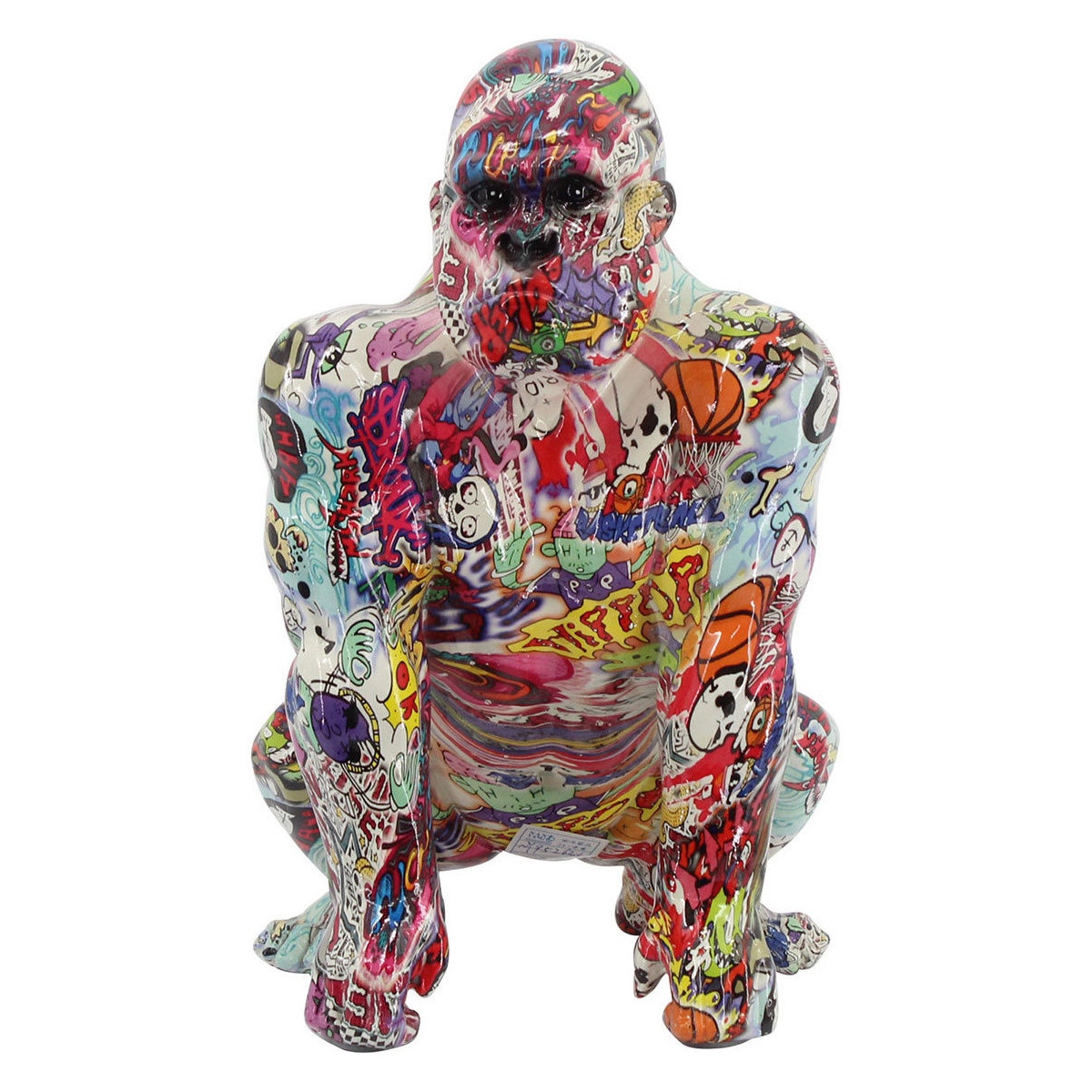 Home Statuetten und Figuren Signes Grimalt Gorilla -Figur Multicolor