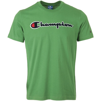 Kleidung Herren T-Shirts Champion Crewneck T-Shirt Grün