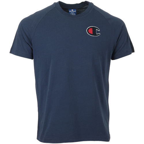 Kleidung Herren T-Shirts Champion Crewneck T-shirt Blau