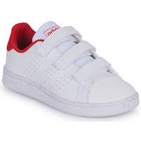 Schuhe Kinder Sneaker Low Adidas Sportswear ADVANTAGE CF C Weiss / Rot