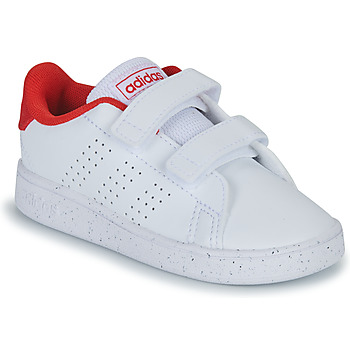 Schuhe Kinder Sneaker Low Adidas Sportswear ADVANTAGE CF I Weiss / Rot