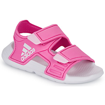 Schuhe Mädchen Sandalen / Sandaletten Adidas Sportswear ALTASWIM I Rosa / Weiss
