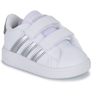 Schuhe Kinder Sneaker Low Adidas Sportswear GRAND COURT 2.0 CF Weiss / Silbern