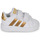 Schuhe Mädchen Sneaker Low Adidas Sportswear GRAND COURT 2.0 CF Weiss / Bronze