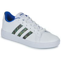 Schuhe Jungen Sneaker Low Adidas Sportswear GRAND COURT 2.0 K Weiss / Blau / Camouflage