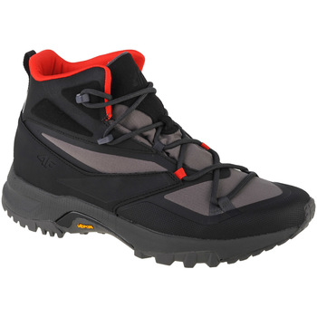 Schuhe Herren Wanderschuhe 4F Dust Trekking Boots Grau