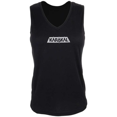Kleidung Damen T-Shirts Karakal Pro Tour Schwarz