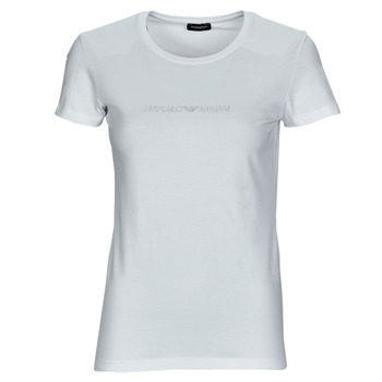 Kleidung Damen T-Shirts Emporio Armani T-SHIRT CREW NECK Weiss