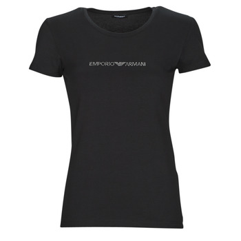 Kleidung Damen T-Shirts Emporio Armani T-SHIRT CREW NECK Schwarz