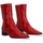 Schuhe Damen Low Boots Andypola  Rot