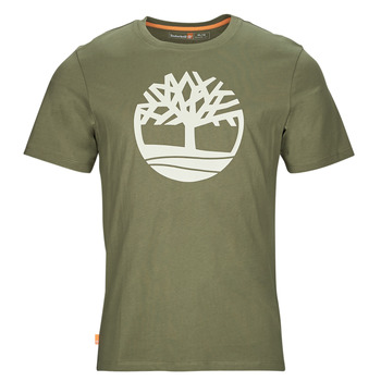 Kleidung Herren T-Shirts Timberland SS Kennebec River Tree Logo Tee Kaki