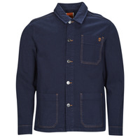 Kleidung Herren Jacken Timberland Work For The Future - Cotton Hemp Denim Chore Jacket Marine