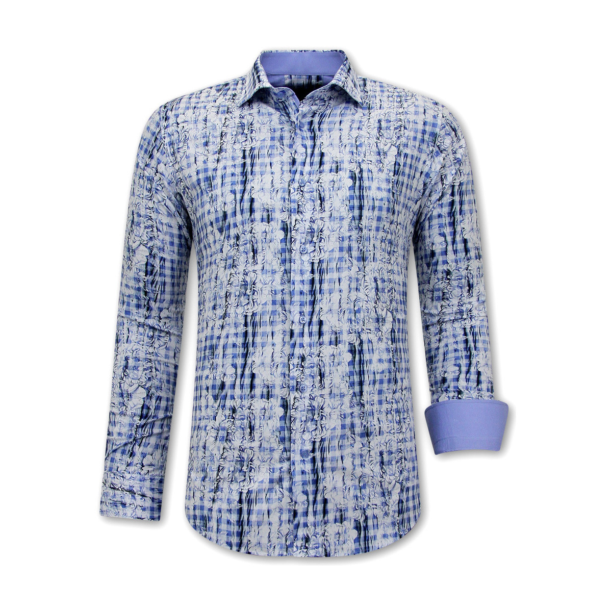 Kleidung Herren Langärmelige Hemden Gentile Bellini Blu Für Blau