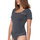 Kleidung Damen T-Shirts Luna Kurzärmeliges Top Micro Touch  Splendida Grau