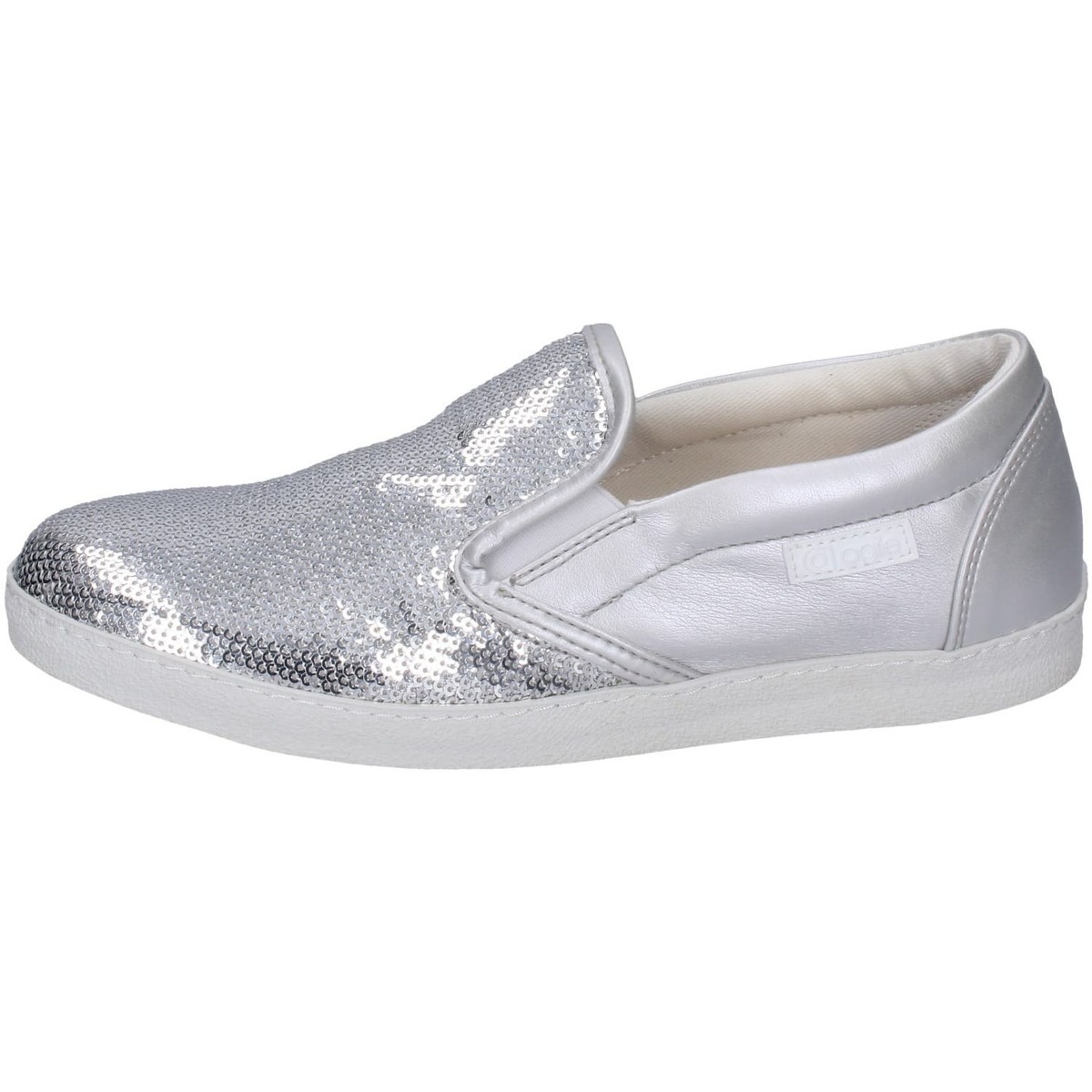 Schuhe Damen Slipper Agile By Ruco Line BD179 2813 A DORA Silbern