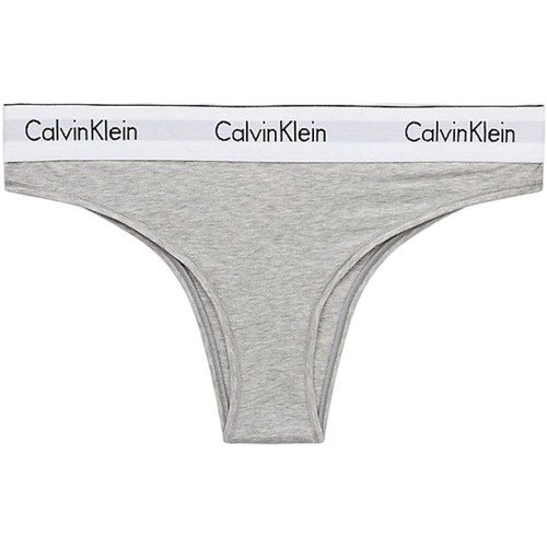 Unterwäsche Damen Slips Calvin Klein Jeans 000QF5981E Grau