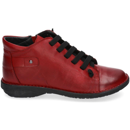 Schuhe Damen Low Boots Traveris Zap-in IB13489 Rot