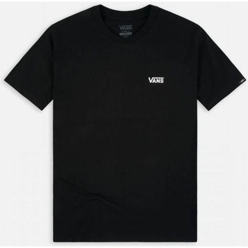 Kleidung Herren T-Shirts & Poloshirts Vans VN0A54TFY28 - LEFT CHEST LOGO-BLACK Schwarz