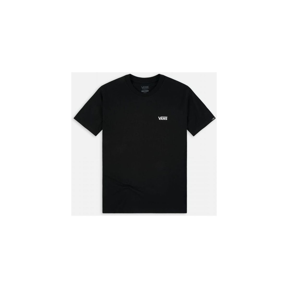 Kleidung Herren T-Shirts & Poloshirts Vans VN0A54TFY28 - LEFT CHEST LOGO-BLACK Schwarz
