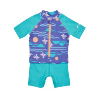 Kleidung Jungen Badeanzug /Badeshorts Columbia Sandy Shores Sunguard Suit Violett / Blau