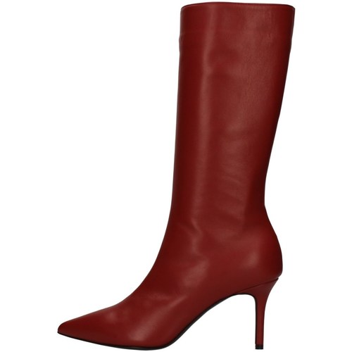Schuhe Damen Klassische Stiefel Paolo Mattei 03MARA141 Rot