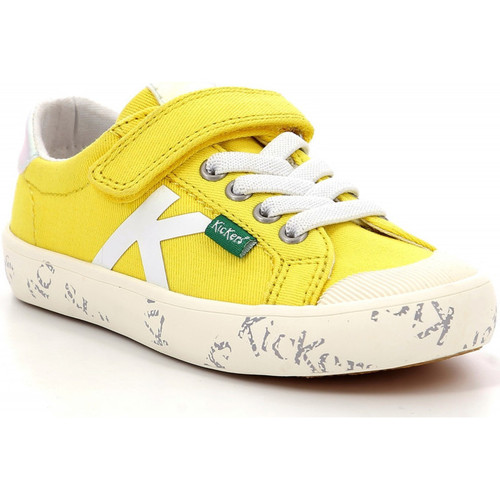 Schuhe Kinder Sneaker Low Kickers Gody Gelb