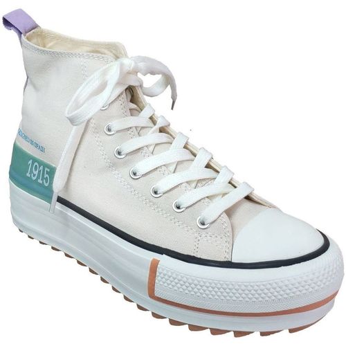 Schuhe Damen Sneaker High Victoria 1061128 Beige