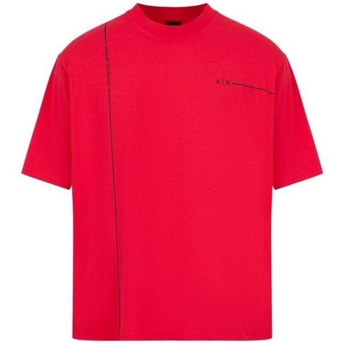 Kleidung Herren T-Shirts EAX 3RZMBD ZJCDZ Rot