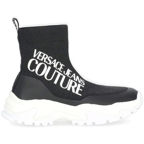 Schuhe Damen Sneaker Versace Jeans Couture 73VA3SV5 Schwarz