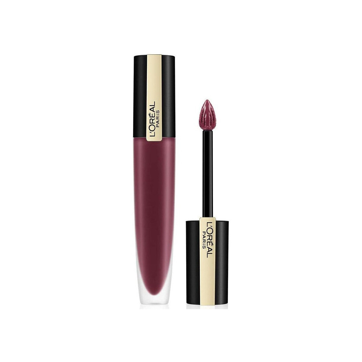 Beauty Damen Lippenstift L'oréal Signature Matte Liquid Lipstick Violett