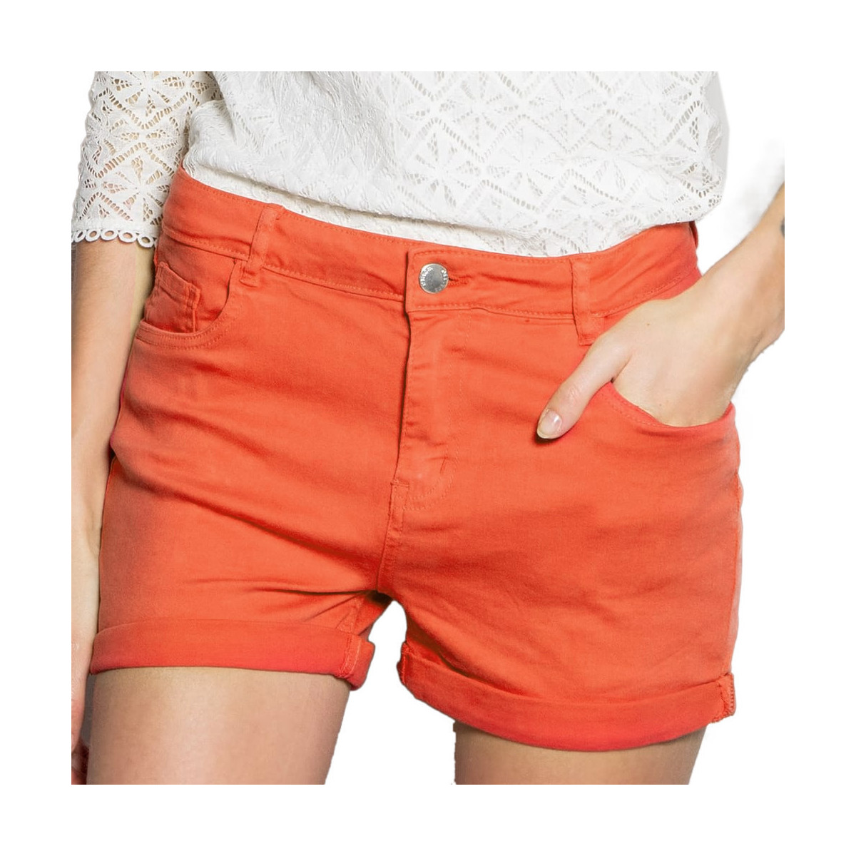 Kleidung Damen Shorts / Bermudas Deeluxe 02T708W Orange