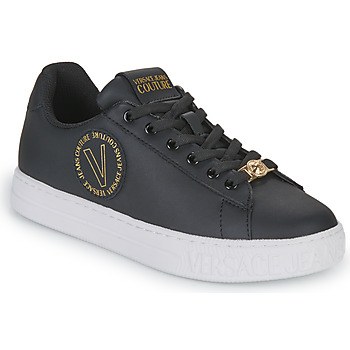 Schuhe Damen Sneaker Low Versace Jeans Couture 74VA3SK3-ZP236 Schwarz / Gold