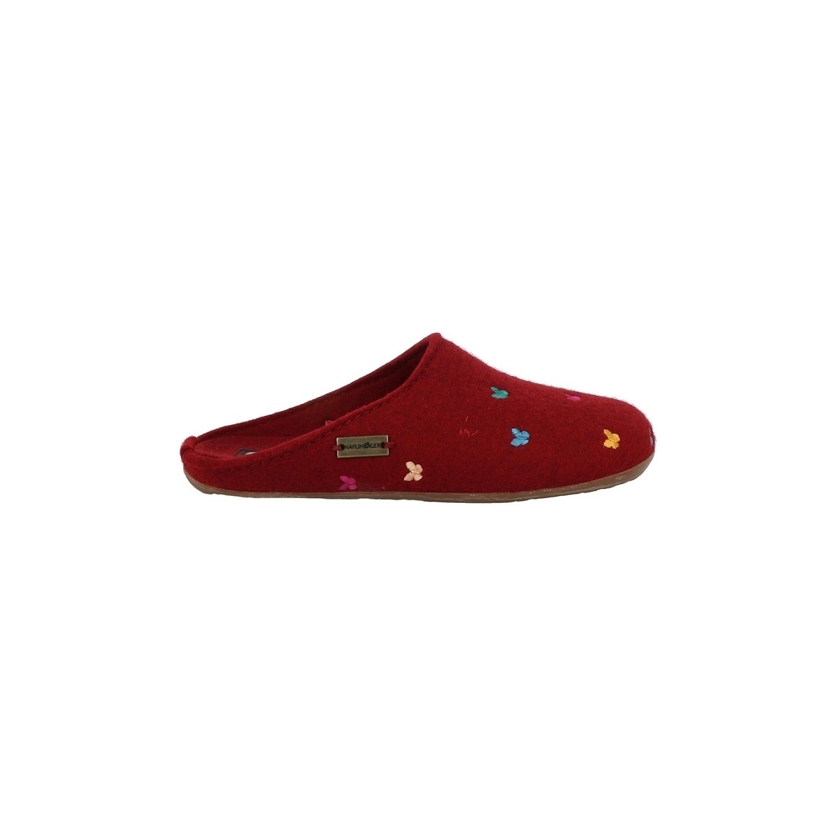 Schuhe Damen Hausschuhe Haflinger EVEREST FARFALLINE Rot