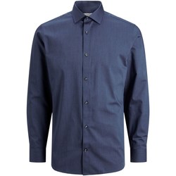 Kleidung Herren Langärmelige Hemden Premium By Jack&jones 12178125 Blau