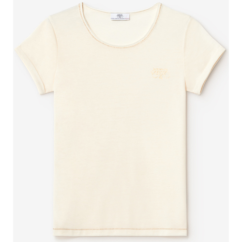 Kleidung Damen T-Shirts & Poloshirts Le Temps des Cerises T-shirt SMALLTRA Weiss