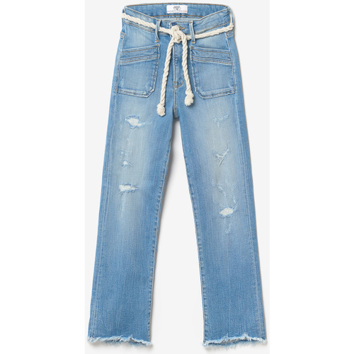 Kleidung Mädchen Jeans Le Temps des Cerises Jeans regular PRECIA, 7/8 Blau
