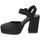 Schuhe Damen Sandalen / Sandaletten MTNG 53380 Schwarz