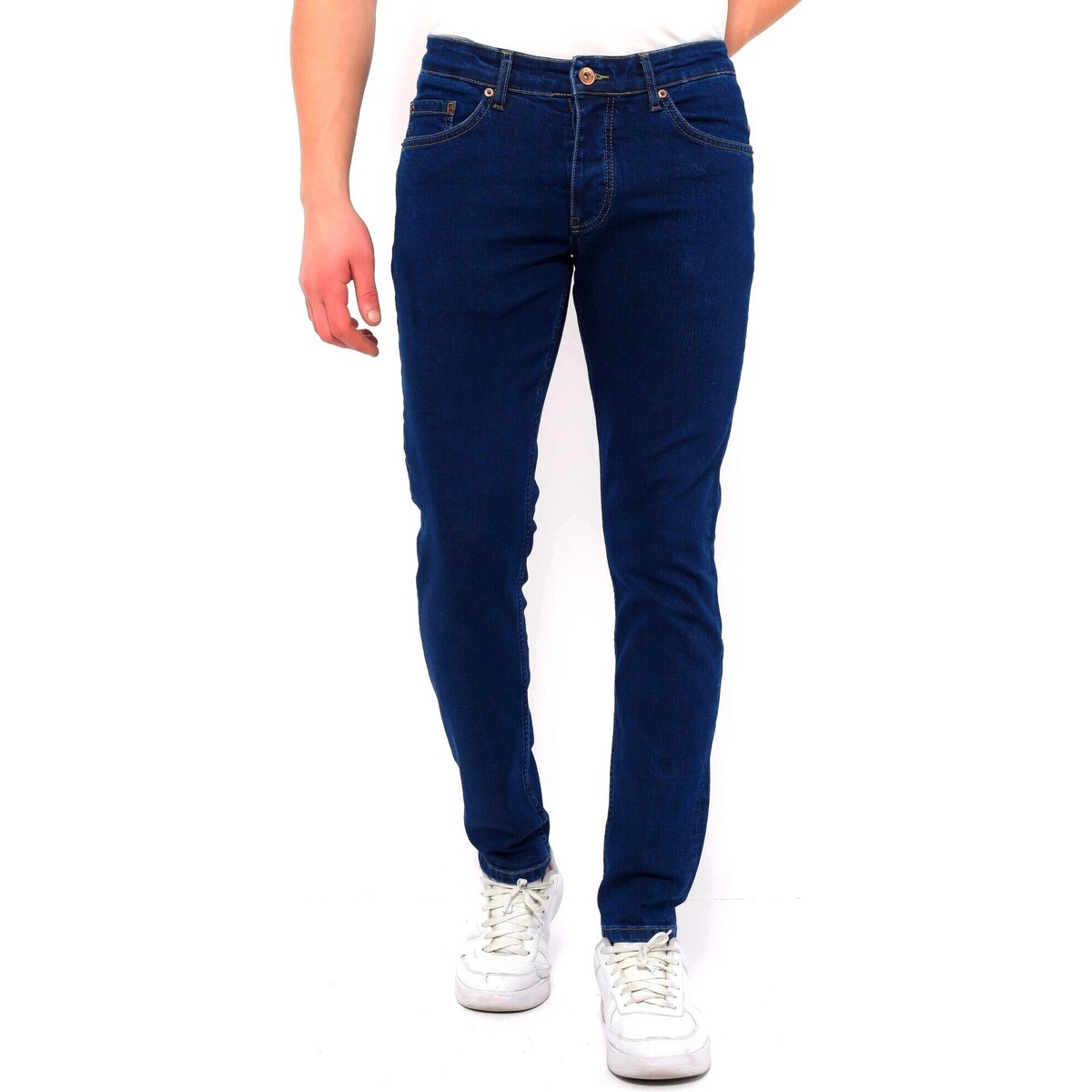 Kleidung Herren Slim Fit Jeans True Rise Klassische Jeans Slim DC Blau