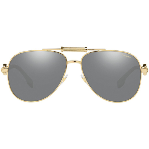 Uhren & Schmuck Sonnenbrillen Versace Sonnenbrille VE2236 1002Z3 Polarisiert Gold
