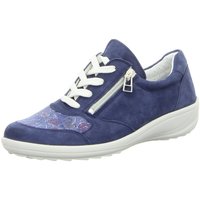 Schuhe Damen Derby-Schuhe & Richelieu Longo Schnuerschuhe Beq.bis25mm-Abs/Keil 1093236 blau