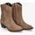 Schuhe Damen Low Boots Rhostock 13787 Braun