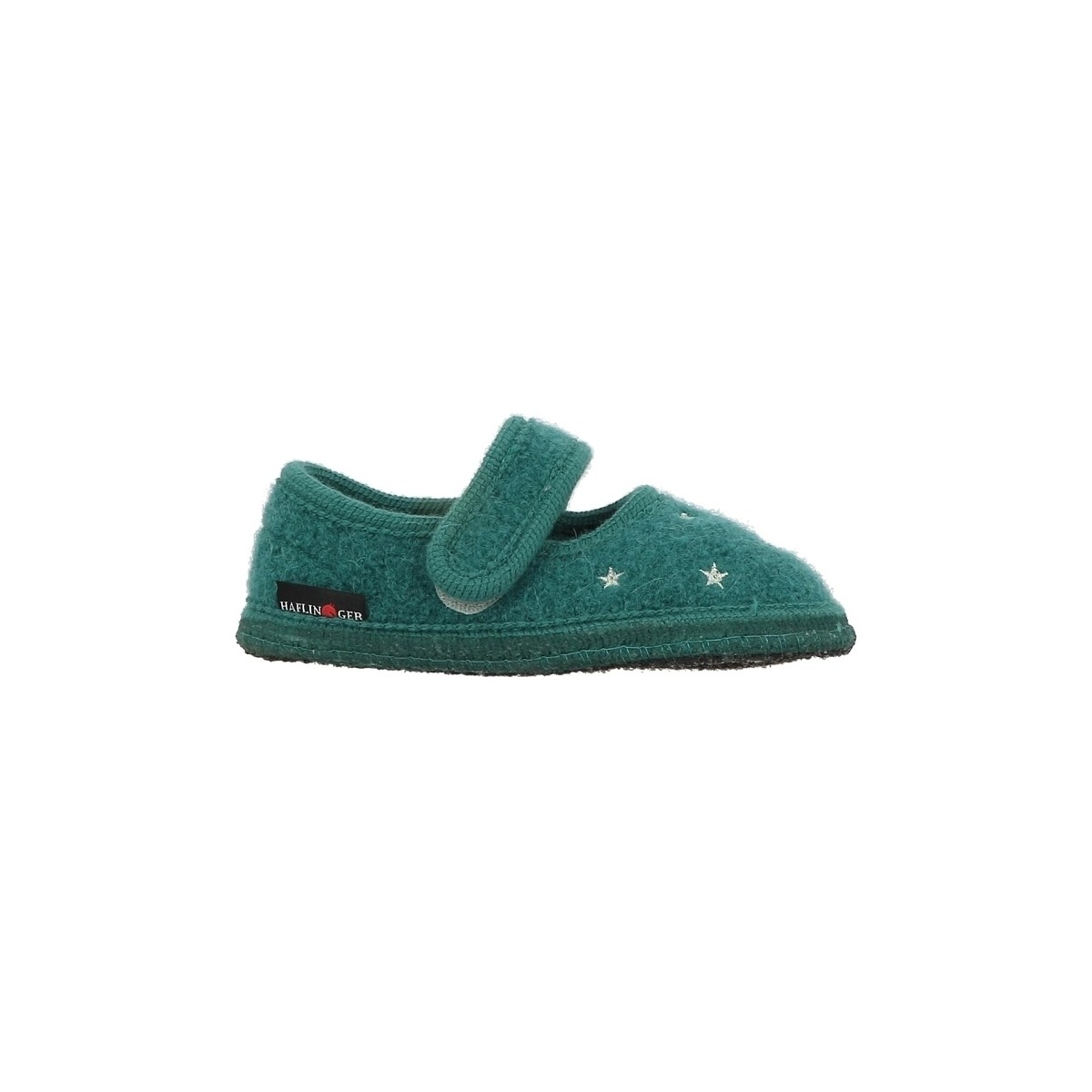 Schuhe Mädchen Hausschuhe Haflinger SLIPPER STARLIGHT Grün