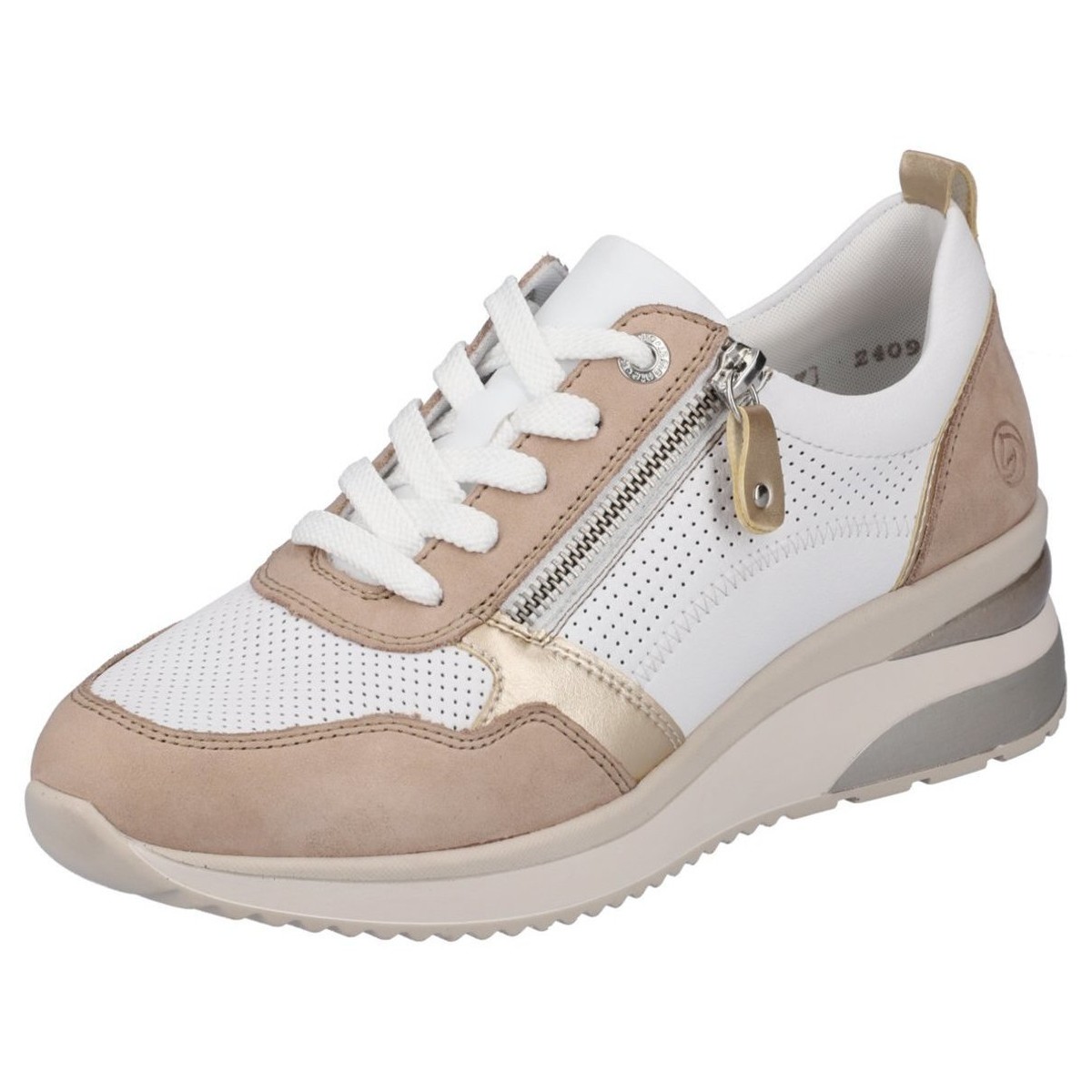 Schuhe Damen Sneaker Remonte D240981 D24 D2409-81 Beige