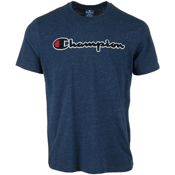 Champion Crewneck T-Shirt Blau