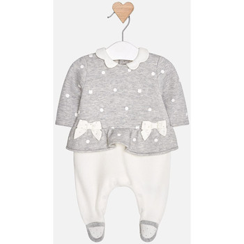 Kleidung Kinder Pyjamas/ Nachthemden Mayoral pyjama fille gris blanc 