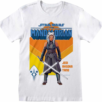 Kleidung Langarmshirts Star Wars: The Mandalorian  Weiss