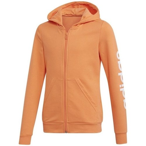 Kleidung Mädchen Sweatshirts adidas Originals E Lin FZ HD Orange