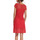 Kleidung Damen Kleider Lisca Sommerkleid mit kurzen Ärmeln Santorini Rot