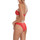 Kleidung Damen Bikini Ober- und Unterteile Lisca Bikini-Strümpfe mit tiefem Ausschnitt Santorini Rot